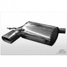 Silencieux arrière inox 1x160x80mm type 53 pour VOLKSWAGEN GOLF MK5 4-MOTION