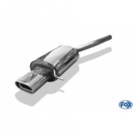 Silencieux arrière inox 1x135x80mm type 53 pour VOLKSWAGEN GOLF VARIANT MK5