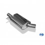Silencieux arrière duplex inox 1x135x80mm type 53 pour VOLSWAGEN BEETLE TYPE 1C/9C/1Y