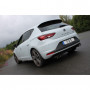 Silent rear duplex stainless steel 2x80mm type 25 for SEAT LEON CUPRA TYPE 5F
