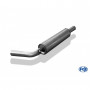 Silent stainless steel front for SKODA FABIA KOMBI TYPE NJ