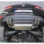 Silencieux arrière duplex inox 1x135x80mm type 53 pour VOLSWAGEN BEETLE TYPE 1C/9C/1Y