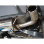 Silencieux arrière duplex inox 1x90mm type 25 pour VOLKSWAGEN GOLF GTI MK6