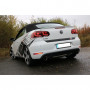 Silencieux arrière duplex inox 1x100mm type 25 pour VOLKSWAGEN GOLF GTI MK6