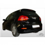 Silencieux arrière inox 1x90mm type 16 (look R32) pour VOLKSWAGEN GOLF CABRIOLET GTI MK6