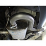 Silencieux arrière inox 1x90mm type 16 (look R32) pour VOLKSWAGEN GOLF CABRIOLET GTI MK6