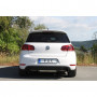 Silencieux arrière duplex inox 1x90mm type 25 pour VOLKSWAGEN GOLF CABRIOLET GTI MK6