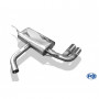 Silencieux arrière inox 2x80mm type 16 pour VOLKSWAGEN GOLF MK7