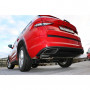 Silent rear duplex stainless steel 2x88x74mm type 32 for SKODA KODIAQ 4x4