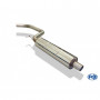 Silencieux arrière duplex inox 1x135x80mm type 53 pour VOLSWAGEN BEETLE TYPE 1C/9C/1Y