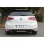Silencieux arrière duplex inox 1x90mm type 16 pour VOLKSWAGEN GOLF GTI MK7