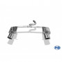 Silencieux arrière duplex inox 1x160x90mm type 38 pour VOLKSWAGEN GOLF VARIANT R 4-MOTION MK7