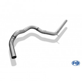 Tube de suppression de silencieux avant inox pour VOLKSWAGEN GOLF MK7 Facelift (sans FAP)
