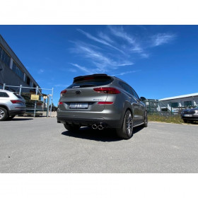 Silencieux arrière inox 2x115x85mm type 44 pour HYUNDAI TUCSON 4x4 TYPE TLE (avec AdBlue)