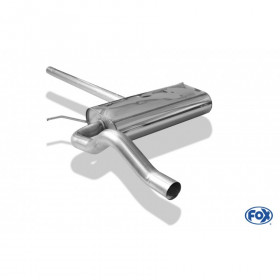 Silencieux avant inox pour VOLKSWAGEN PASSAT TYPE 3B/3BG