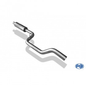 Silencieux avant inox pour VOLKSWAGEN PASSAT TYPE 3C/3C CC