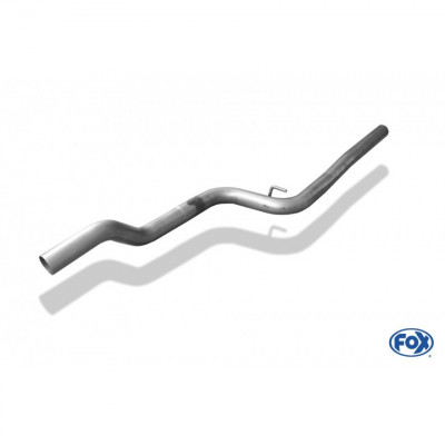 Silencieux arrière duplex inox 1x135x80mm type 53 pour VOLSWAGEN BEETLE TYPE 1C/9C/1Y