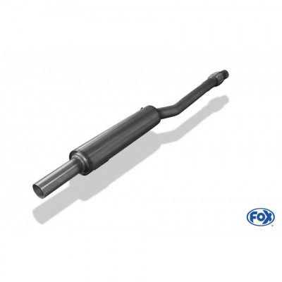 Silencieux arrière duplex inox 1x135x80mm type 53 pour VOLSWAGEN BEETLE TYPE 1C/9C/1Y