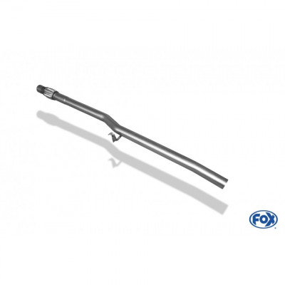 Silencieux arrière duplex inox 1x135x80mm type 53 pour VOLSWAGEN BEETLE TYPE 1C/9C/1Y