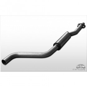 Silencieux arrière duplex inox 1x135x80mm type 53 pour VOLSWAGEN BEETLE TYPE 1C/9C/1Y
