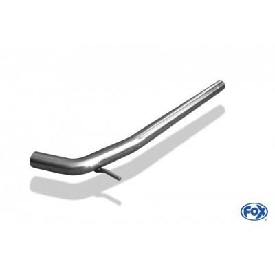 Silencieux arrière duplex inox 1x135x80mm type 53 pour VOLSWAGEN BEETLE TYPE 1C/9C/1Y