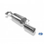 Silencieux arrière inox 1x90mm type 13 pour VOLKSWAGEN POLO VARIANT TYPE 6N