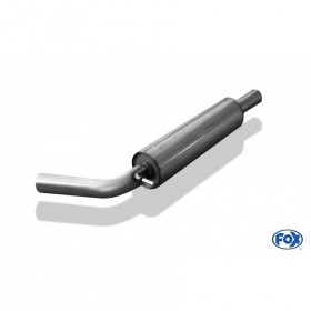 Silencieux avant inox pour VOLKSWAGEN POLO CROSS TYPE 9N