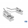 Silencieux arrière duplex inox 2x93x79mm type 70 pour BMW 850i TYPE E31
