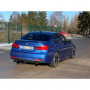 Silent rear duplex stainless steel 1x145x65mm type 59 with valves for BMW 330i XDRIVE TYPE F30/31