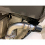 Silencieux arrière duplex inox 1x100mm type 25 noire avec valves pour BMW 330i XDRIVE TYPE F30/31