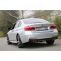 Silent rear duplex stainless steel 2x80mm type 12 for BMW 335d TYPE F30/31