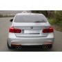 Silent rear duplex stainless steel 2x80mm type 12 for BMW 335d TYPE F30/31