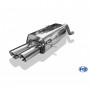 Silencieux arrière inox 2x80mm type 25 pour FORD FIESTA / FIESTA SPORT MK7