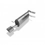 Silencieux arrière inox 1x140x90mm type 32 pour VOLKSWAGEN POLO GT/GTI TYPE 6R