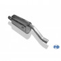 Silencieux arrière inox 2x90mm type 16 pour VOLKSWAGEN POLO GTI TYPE AW1