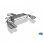 Silent rear duplex stainless steel 1x100mm type 16 for MAZDA CX5 TYPE KE/GH