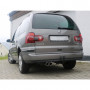 Silencieux arrière inox 2x80mm type 13 pour VOLKSWAGEN SHARAN TYPE 7M
