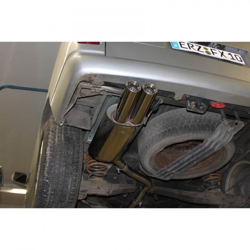 Cache Silencieux Arrière Volkswagen 65 Mm - Référence 000071911ACH9 - Chrome Argenté