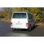 Silencieux arrière inox 1x160x80mm type 53 pour VOLKSWAGEN T4 BUS/TRANSPORTER/MULTIVAN/CARAVELLE