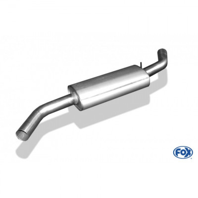 Silent rear duplex stainless steel 1x100mm type 16 for MAZDA CX5 TYPE KE/GH