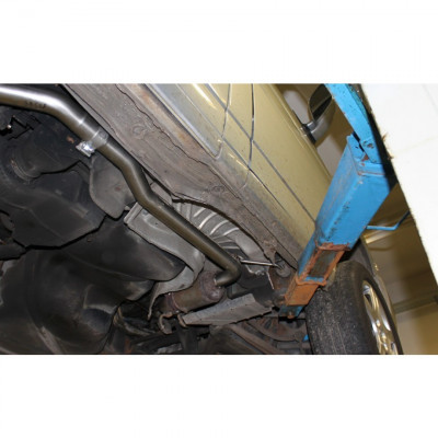 Ligne D'échappement Complète Pour VW T5 Transporter 1.9 TDI - Silencieux Inclus - Neuf, Kit De Montage, Homologation E - Acier Aluminié