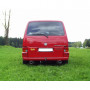 Silencieux arrière duplex inox 1x115x85mm type 33 pour VOLKSWAGEN T4 BUS/TRANSPORTER/MULTIVAN/CARAVELLE