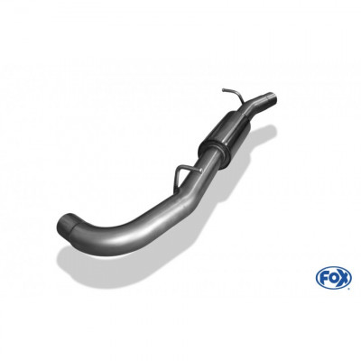 Silencieux avant inox pour SKODA OCTAVIA 4x4 TYPE 5E