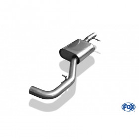 Silencieux avant inox pour VOLKSWAGEN TIGUAN I 4-MOTION TYPE 5N