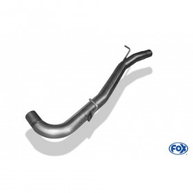 Silent rear duplex stainless steel 1x160x80mm type 53 for VOLKSWAGEN T5/T6 4-MOTION