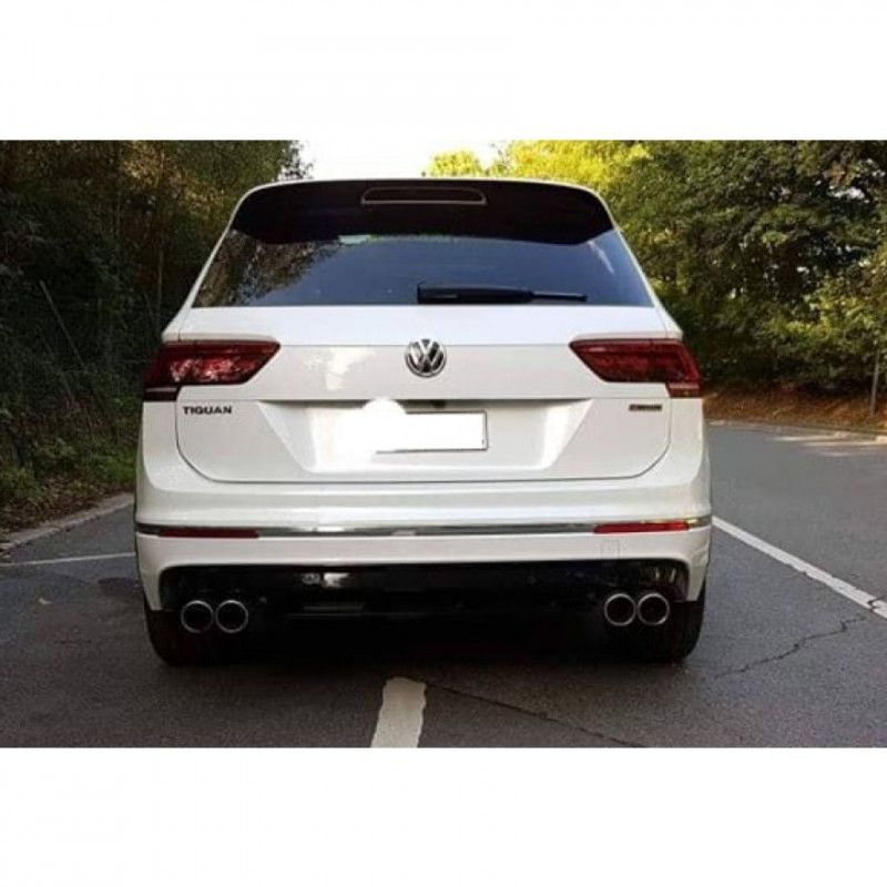 Embouts D'échappement En Acier Inoxydable Pour VW Tiguan 2017-2019 - Lot De 2, Longueur 140 Mm, Diamètre 74 Mm - Effet Esthétique Et Son Doux
