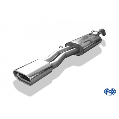 Silent rear duplex stainless steel 1x160x80mm type 53 for VOLKSWAGEN T5/T6 4-MOTION