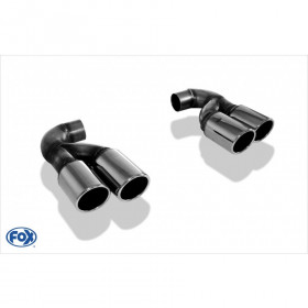 Silent rear duplex stainless steel 1x160x80mm type 53 for VOLKSWAGEN T5/T6 4-MOTION