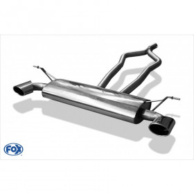 Silencieux arrière duplex inox 1x140x90mm type 32 pour VOLKSWAGEN TOUAREG TYPE 7L