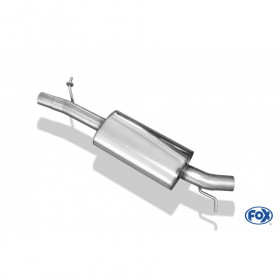 Silent rear duplex stainless steel 1x160x80mm type 53 for VOLKSWAGEN T5/T6 4-MOTION